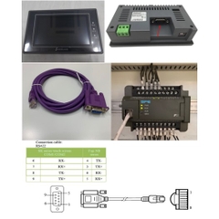 Cáp Lập Trình Kết Nối Màn Hình HMI Samkoon SK Series Với PLC Fuji NB Series Terminal is RJ45 Connection Cable RS422 RJ45 to DB9 Female Dài 2M