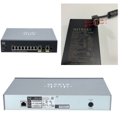 Adapter 54V 2.4A 130W NETGEAR Connector Size 4 Pin Mini Din 10mm For Cisco - SG350-10MP-K9; Cisco - SG250-10P-K9