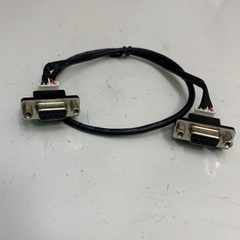 Cáp 0.5M RS232 Straight Through 3 Wire DB9 Female to DB9 Female Solderless Terminal