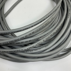 Cáp Điều Khiển Chuyển Động Dài 20M 66ft LAPP KABEL STUTTGART UNITRONIC LiYCY (TP) A 8x2x26/7AWG Shielded Cable 16 Core x 0.14 mm² OD 8.0mm Gray STYLE 2464 80°C 300V VW1
