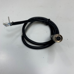 Cáp Điều Khiển Hirose 6 Pin Female HR10A-7P-6S to 2 Core Bare Wire Open End Power Cable Dài 0.6M 2ft For Sony CCD Camera and FLIR Blackfly BFLY-PGE-12A2M-CS Camera