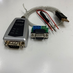 Cáp Chuyển Đổi USB to RS422/485 Serial Port Converter Chipset ID FTDI Cable Dài 0.5M DTECH DT-5019 For Industrial Data Communication
