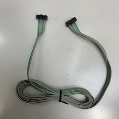 Cáp Dài 2M 6.5ft IDC 10 Pin Female to Female 10 Pin FC 2*5 Pitch 2.54mm Cable Flat Ribbon Data Rainbow Color For CMC CNC PLC LCD Screen Total Phase Aardvark I2C/SPI I/O Connection Line Cable