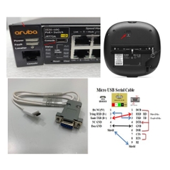 Cáp Điều Khiển OEM AP-CBL-SERU Console Adapter Cable JY728A Micro USB to RS232 DB9 Female Dài 1.4M For HPE Aruba Console Serial Connector Port USB Micro-B