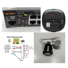 Cáp Điều Khiển OEM AP-CBL-SERU Console Adapter Cable JY728A Micro USB to RS232 DB9 Female Dài 1.4M + USB to RS232 Converter Unitek Prolific Chip