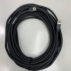 Cáp Mạng Công Nghiệp 10M 33ft Cable High Flex GigE CAT6 Ethernet RJ45 S/FTP Black Cable AWM E35664-FP STYLE 20376 VW-1 80C NON-Pb For industrial Controller Ethernet Network LAN Gigabit