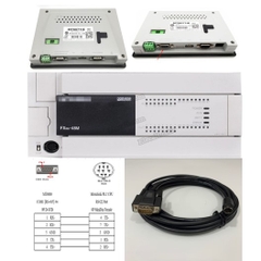 Cáp Lập Trình Kêt Nối Màn Hình HMI Weintek cMT Series eMT Series MT-iE MT-iP Với PLC Mitsubishi FX Series Communication RS485 Cable 5M