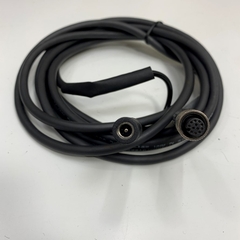 Cáp DM300-M12I/0-F12SR-3M Dài 3.2M 9.6ft Cable M12 A-Code 12 Pin Female to DC 5.5x 2.1mm Female Power Cable For Cognex Industrial Camera