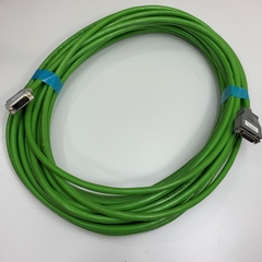 Cáp Điều Khiển Siemens 6ES5727-1CC00 Dài 20M 66ft Connector DB15 15 Pin D-Sub Male to Female Cable Simatic Net 6ES5 727-1 For Industrial Ethernet Siemens Simatic CPU PLC Controller