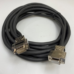 Cáp Điều Khiển Encoder Cable Dài 10M 33ft CN2 Connector Servo AC Servo TSB075L4C2 750W witch Servo Motor 80ST-M02430L4 750W Shielded Cable HD 15 Pin Male to Female D-Sub VGA