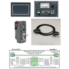 Cáp Lập Trình EA-2CBL-1 Cable RS232 Length 1.8M For PLC Koyo DirectLOGIC D2-250, D2-250-1, D2-260, DL06 to C-More Micro Graphic Series Touch Screen HMI