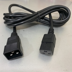 Dây Nguồn Server XIONGRUN XR-602 B XR-505 Computer Power Cord IEC320 C19 To IEC320 C20 16A 250V 14AWG 3x1.5mm Length 3M