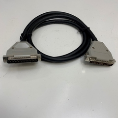 Cáp 1.4M 4.7ft Cable DB37 37 Pin Male to Male Cable 40 Core ILSAN E211405 80°C 300V 40CX24AWG (0.2SQ) OD 11mm For Module Contec EPD-37A 125V 1A 37 Pin D-Sub Connector Female Terminal