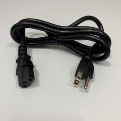Dây Nguồn XINBAIHUI XBH-M31 XBH-C13 Chuẩn 2 Chân Dẹt NEMA 5-15P to C13 AC Power Cord 125V 13A 3x1.31mm² 16AWG H05VV-F Cable OD 8.4mm Length 1.5M