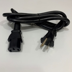 Dây Nguồn I-SHENG E55943 SP-301 IS-14 NEMA 5-15P to C13 AC Power Cord 13A 125V 3x1.31mm² 16AWG Cable OD 8.4mm Length 1.5M