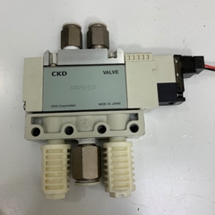 Van Điện Từ CKD 4GA210-E22 0.2~0.7Mpa 24V DC Solenoid Valve Hàng Original Theo Thiết Bị Đã Qua Sử Dụng in Japan