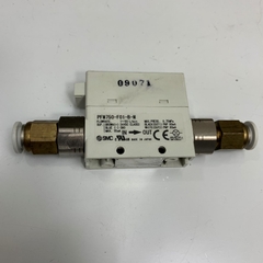 Van Điện Từ SMC PFM750S-F01-B-M flowRate: 1~50 L/min Max.Press: 0.75MPa 24V DC Solenoid Valve Hàng Original Theo Thiết Bị Đã Qua Sử Dụng in Japan