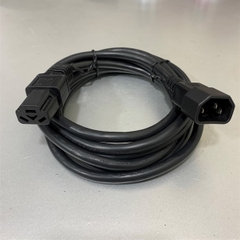 Dây Nguồn LINETEK 10A 277V LS-26 LS-14 AC Jumper Cord C14 to HVAC 10A 250V 3Gx0.824mm² H05VV-F Cable OD 8.0mm Length 3M