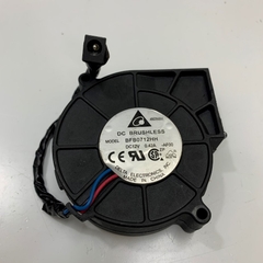 Quạt Sò DELTA ELECTRONICS FAN BFB0712HH DC 12V 0.42A AF00 3 Pin 75.7x75.7x25mm Jack DC 5.5 x 5.1mm