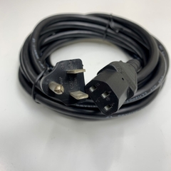 Dây Nguồn Cisco CAB-9K12A-NA Dài 3.7M 12ft AC Power Cord NEMA 5-15 Plug to C13 13A 125V 16AWG 3x1.31mm² 105°C Cable OD 8.5mm Volex For Cisco Catalyst Switch, HPE Switch witch Cabinet Rack