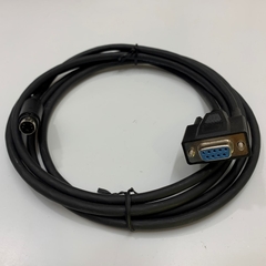 Cáp Điều Khiển Dài 1.8M 6ft FATEK FBS-60MCR2-AC PLC Controller With HMI WeinView TK6071iP Cable RS232 Connector MD4M to DB9 Female Cable Shielded