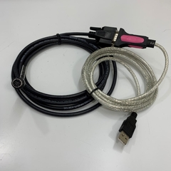 Cáp 3M 10ft USB-DVOP1960 RS232 Communication FTDI Chip USB to RS232 Converter For Panasonic MINAS A4P Series with PC Computer