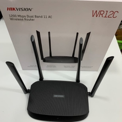 Bộ Phát Không Dây HIKVISION DS-3WR12C Băng Tần Kép Công Suất Cao Tốc Độ 2.4GHz 300 Mbps 5GHz 867 Mbps Chuẩn N Wireless Router