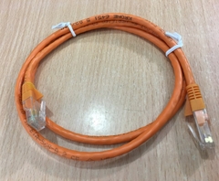 Dây Nhẩy Original Patch Cord Lan Network ADC Krone 6451 5 097-10 Cat5e UTP 8 Wire Full Straight-Through Cable Orange Supports 10/100/1000 Ethernet Length 1M