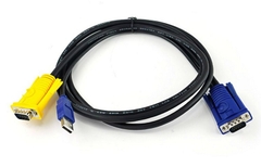 Cáp KVM Switch 2-in-1 USB LANBE Length 1.8M