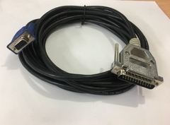 Cáp Điều Khiển Máy Cắt Chữ Cutting Plotter Decal Mimaki CG-130SRIII Cable RSC-32-05 DOS/V Serial RS232 DB9 Female to DB25 Male Black Length 3M