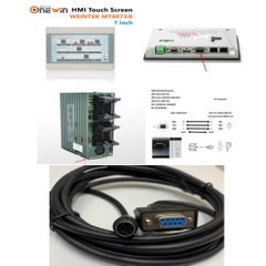 Cáp Lập Trình COM3 HMI Weintek Weinwiew Series Với PLC Panasonic FP Series Terminal is MD5M Connection Cable RS232 Mini Din 5 Pin to DB9 Female Dài 3M Có Chống Nhiễu Shielded