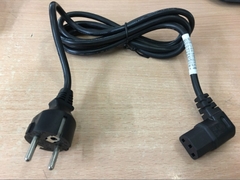 Dây Nguồn 2 Chân Tròn Chữ L Ngóc 90 Độ Vuông Sang Góc Phải AC Power Cord Schuko CEE7 Euro Plug to IEC320 C13 RIGHT ANGLE LONGWELL LP-34A LS-60L 16A 10A 250V 18AWG 3x0.75mm Length 1.8M