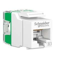 Nhân Mạng Schneider Electric VDIB17766UWE_E Modular Jack RJ45 CAT6 White Actassi S-110 Connector