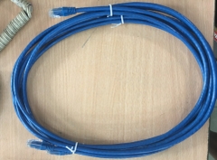 Dây Nhẩy ADC KRONE Cat6 RJ45 UTP Patch Cord Straight-Through Cable 6451 5 939-20B PVC Jacketed Blue Length 2.1M