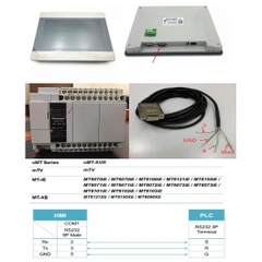 Cáp Lập Trình HMI Weintek Weinwiew Series Với PLC Panasonic FP-XH Series Terminal is 3-wire Block Cable RS232 DB9 Female to 3 Core Terminal Block Dài 5M Có Chống Nhiễu Shielded