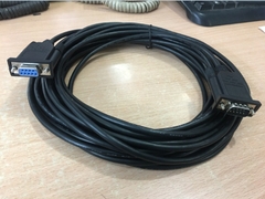 Cáp Kết Nối Cổng RS232 Chất Lượng Cao Suzhou Jinlianli Chuẩn Kết Nối Straight Through DB9 RS232 Serial Cable DB9 RS232 Serial Extension Cable  Male to Female Black Length 10M