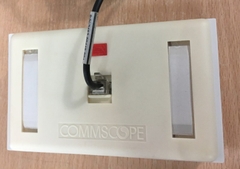 Bộ Outlet RJ11 Cat3 Wall Plate Mặt Commscope Và Nhân Điện Thoại AMP TELEPHONE 1 Port