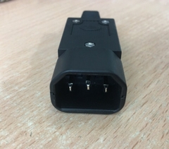 Rắc Chuyển Nguồn WS-003B WELL SHIN IEC 320 C14 Plug Connectors 3-Pin Straight 10A 250V