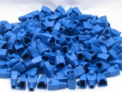 Đầu Boot Color Chụp Đây Mạng CAT5E/ CAT6 RJ45 Rubber Boot Packs For Network / Patch Cables BLUE 100PCS