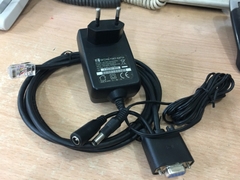 Bộ Cáp Cho Máy Quét Symbol Zebra Motorola RS232 COM Cable Và Adapter 5V 2A DC Power Supply For Barcode Scanner Connector Size 5.5mm x 2.1mm