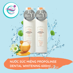 Nước súc miệng Propolinse Dental Whitening 600ml (trắng)