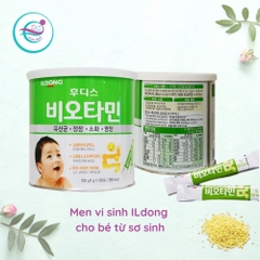 Men vi sinh ILdong 100g của Hàn Quốc cho bé từ sơ sinh