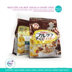 Ngũ cốc Calbee vị socola chuối 700g (nâu)