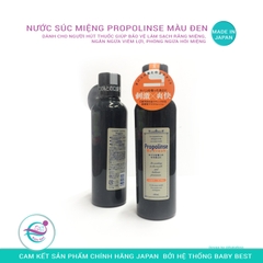 Nước súc miệng Propolinse diệt khuẩn cho người hút thuốc 600ml (đen)