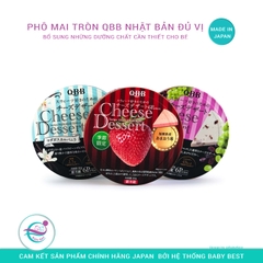 Phô mai QBB tròn vị nho 90g