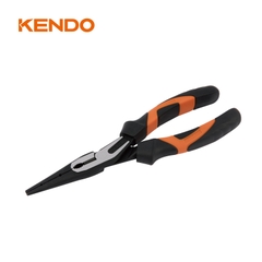 Kìm nhọn chuyên nghiệp đòn bẩy trợ lực cao bằng thép CR-V 7 inch 185mm Kendo - 10305
