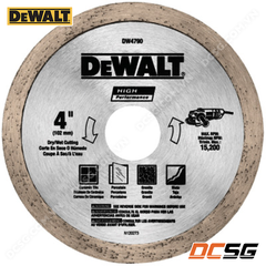 Lưỡi cắt gạch ướt 105mm DeWALT DW4790-B1