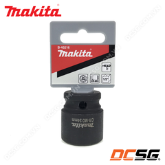 Đầu tuýp đen ngắn 6 cạnh thép CR-MO chuôi 1/2 inch Makita