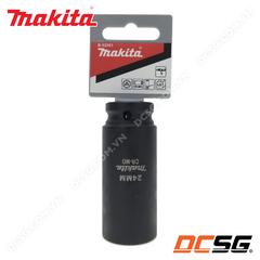 Đầu tuýp đen dài 81.5mm thép CR-MO cho máy siết bu lông 1/2 inch Makita