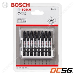 Bộ 8 mũi vặn vít bake 2 đầu PH2x65mm Impact Control Bosch 2608522337